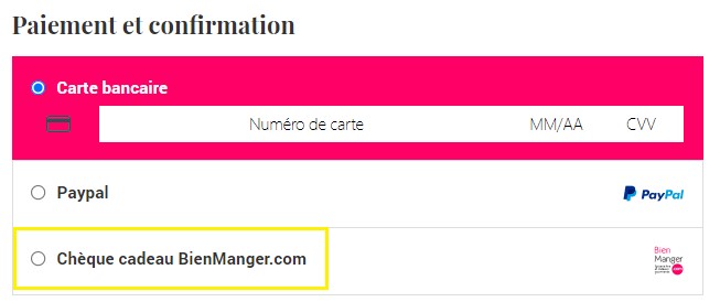 Comment payer avec un bon d'achat ?
